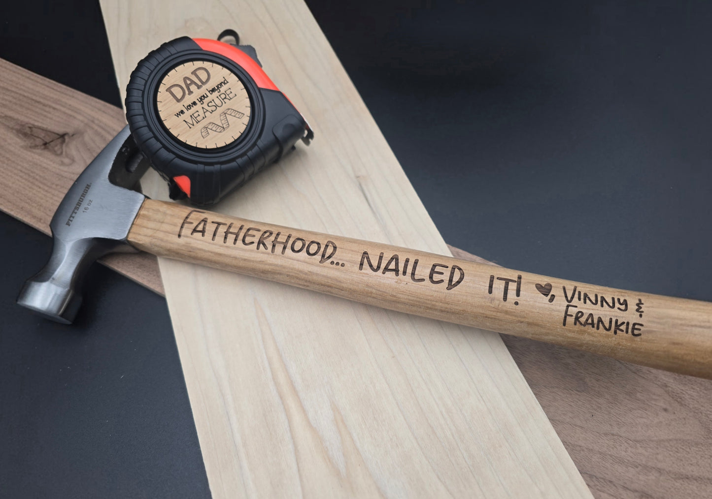 Custom Engraved Hammer – Personalized Gift for Dad, Grandpa, Husband Or Favorite DYI Person