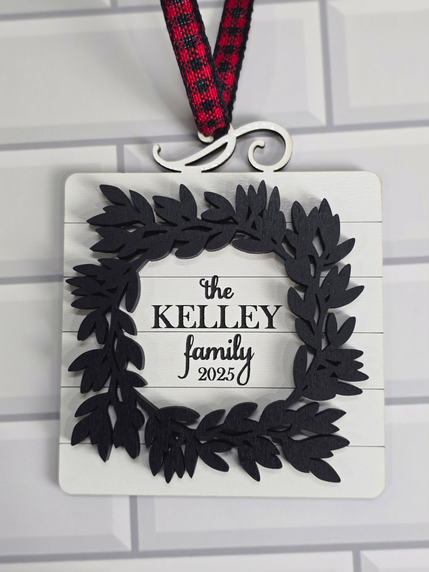 Family Wreath Ornament