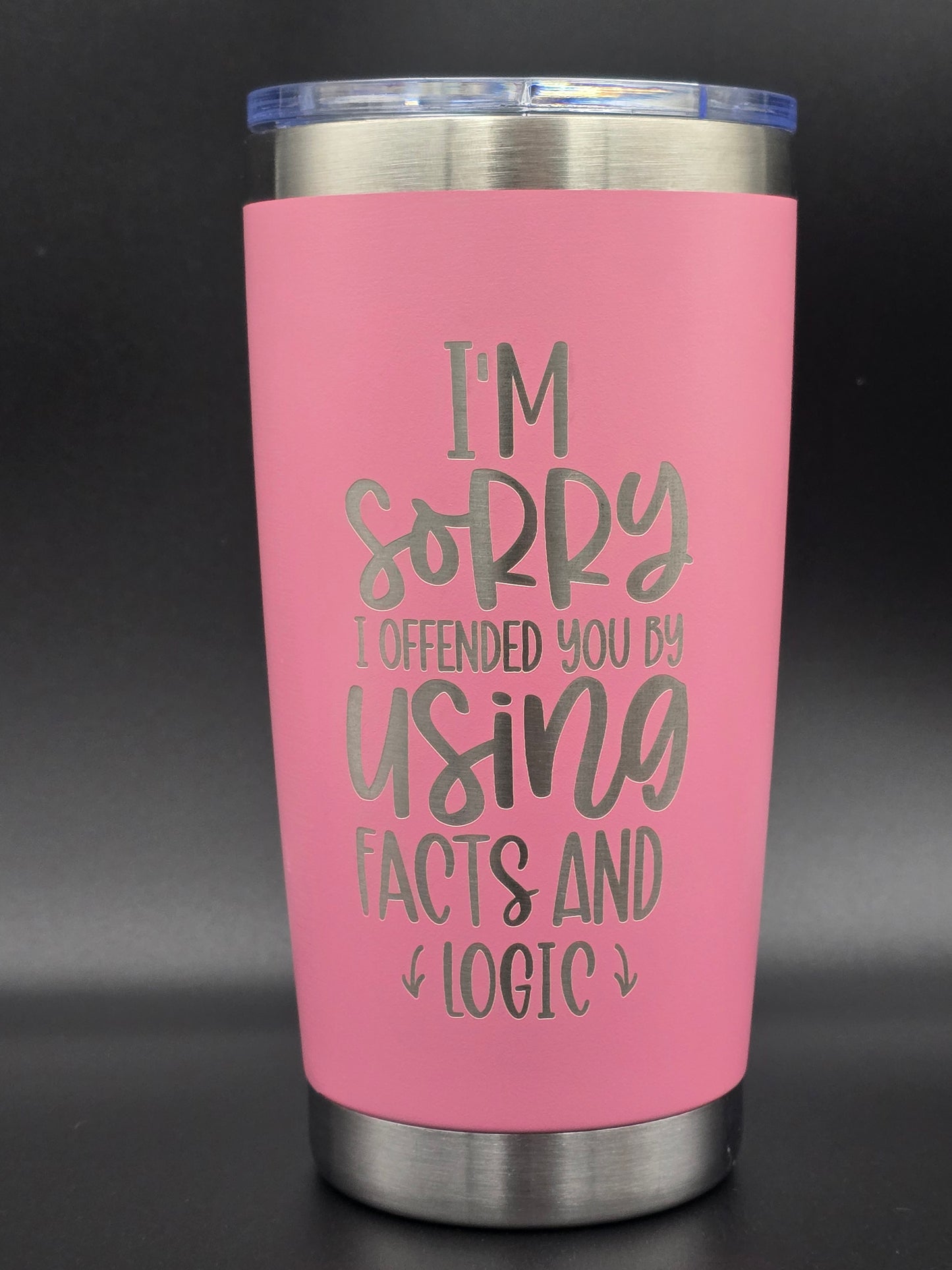 I'm Sorry I Offended You Using Facts & Logic - 20 oz. Engraved Tumbler