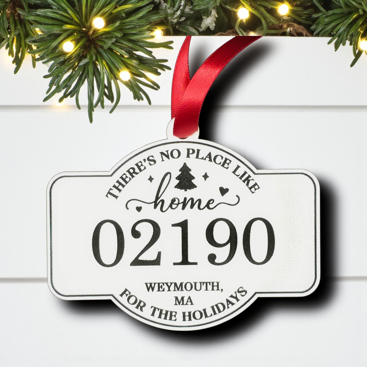 Home ZIP Code Ornament