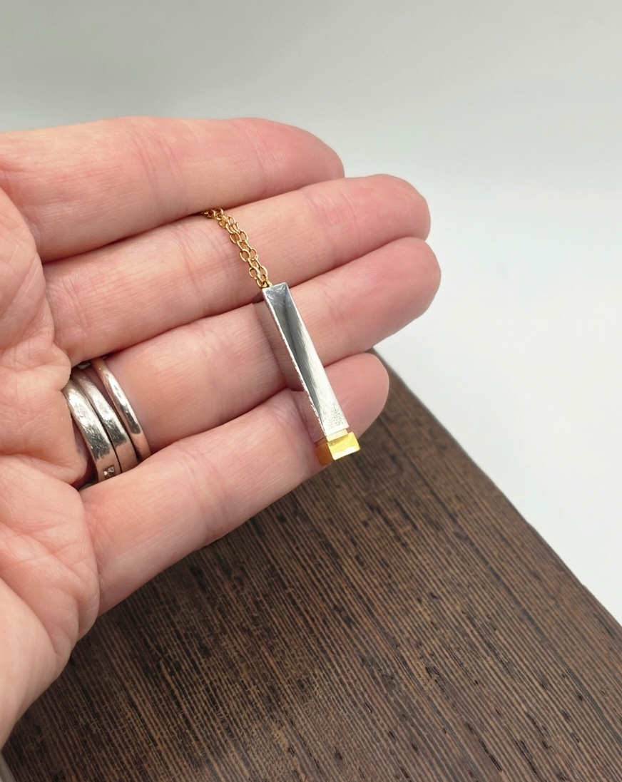 Hidden Message Bar Necklace | Secret Engraved Jewelry