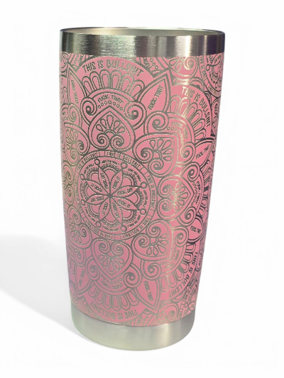 Swear Word Mandala 20oz Tumbler | Sassy, Snarky & Seriously Functional