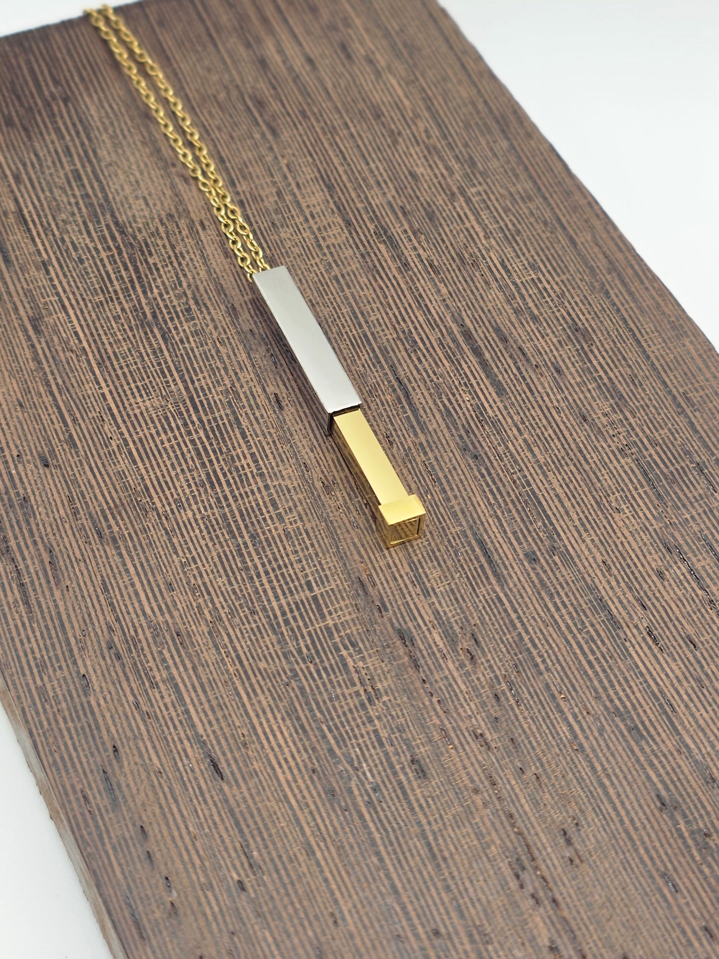 Hidden Message Bar Necklace | Secret Engraved Jewelry