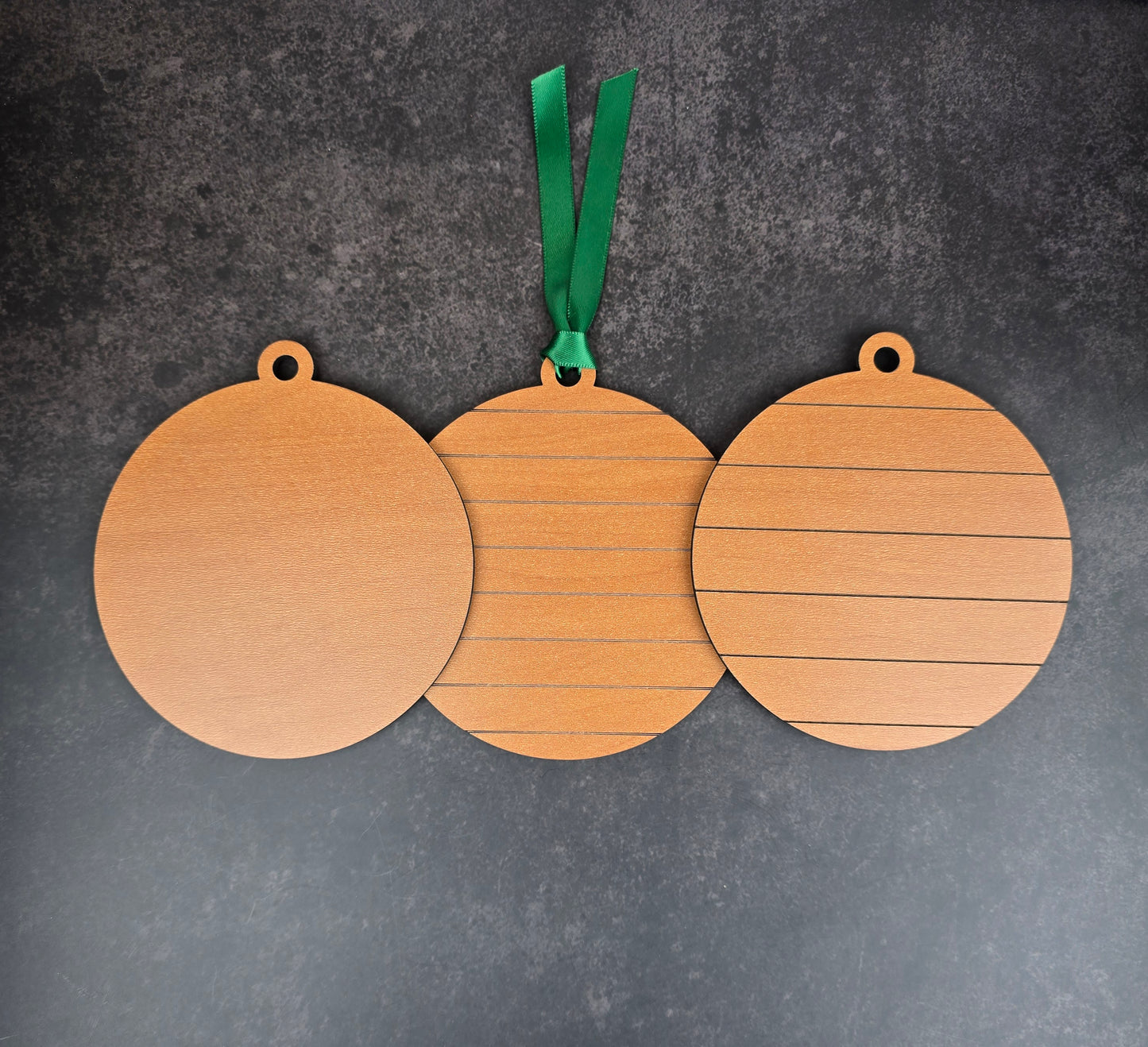 Blank Circle Ornaments – DIY Craft Blanks (4” | Cherry, White, Maple | Smooth or Shiplap)