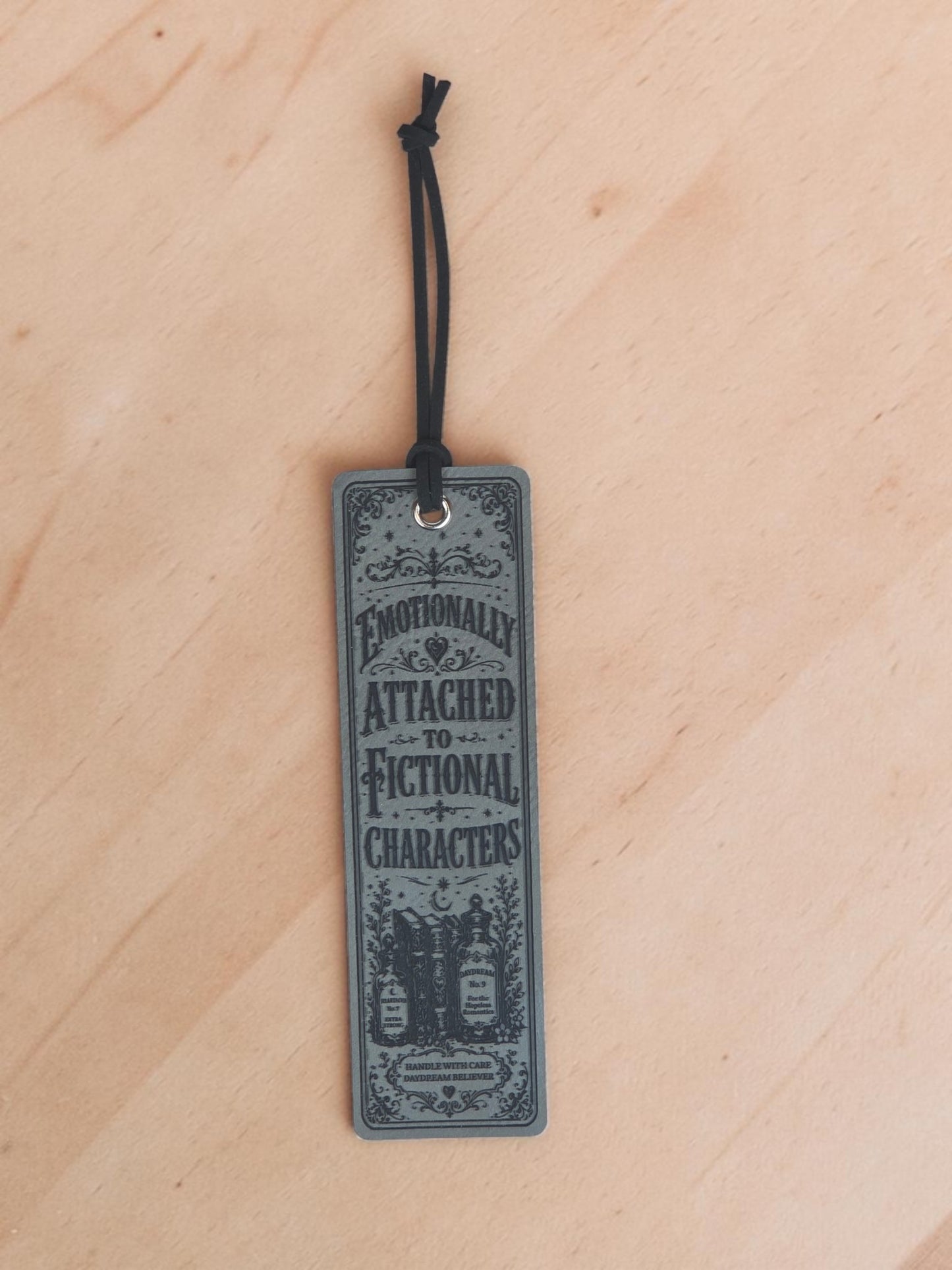 Engraved Leatherette Bookmarks – Funny Book Lover Designs