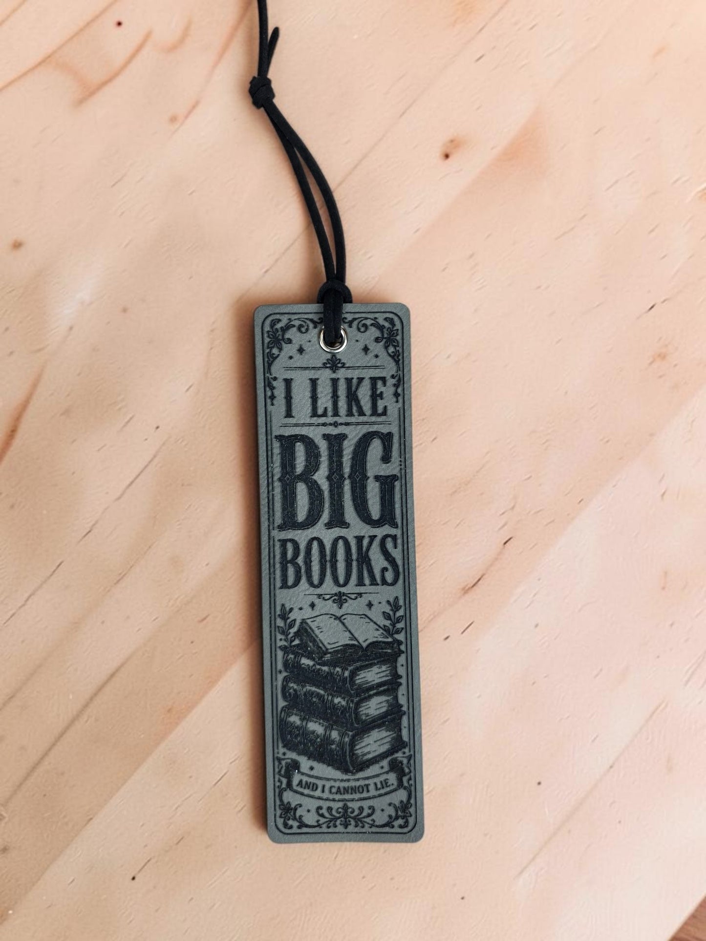 Engraved Leatherette Bookmarks – Funny Book Lover Designs