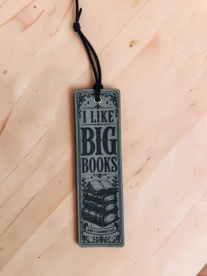 Engraved Leatherette Bookmarks – Funny Book Lover Designs