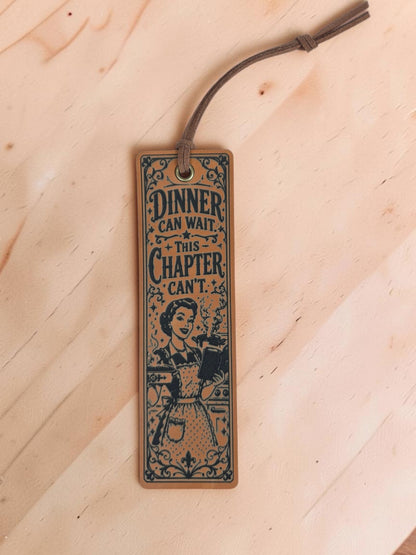 Engraved Leatherette Bookmarks – Funny Book Lover Designs