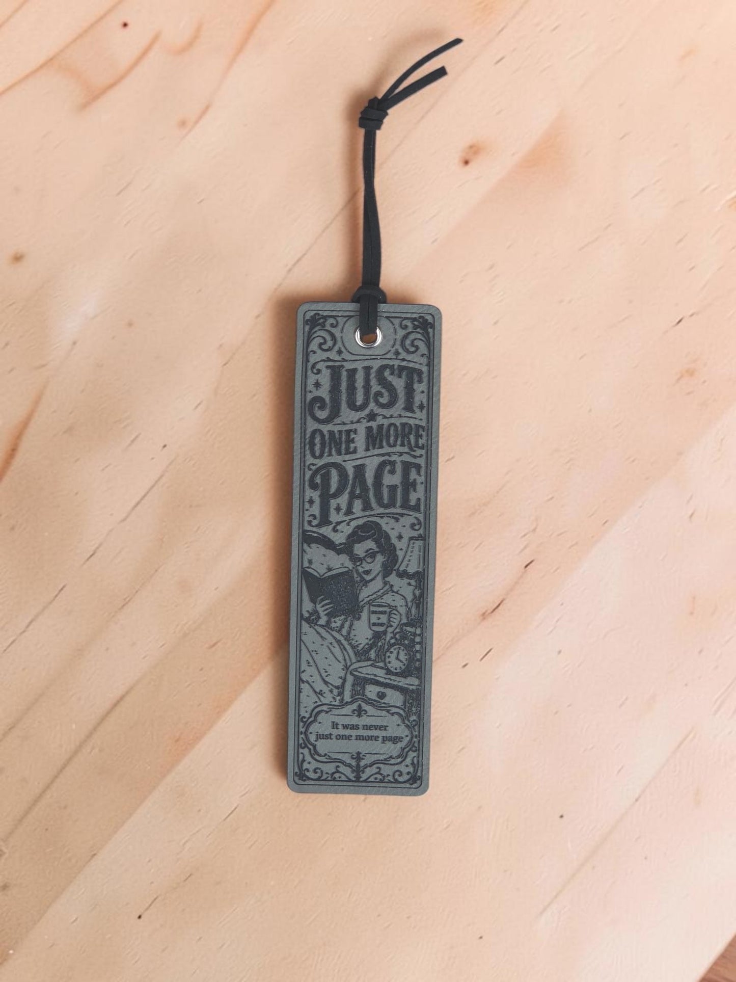 Engraved Leatherette Bookmarks – Funny Book Lover Designs