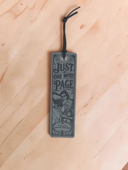 Engraved Leatherette Bookmarks – Funny Book Lover Designs