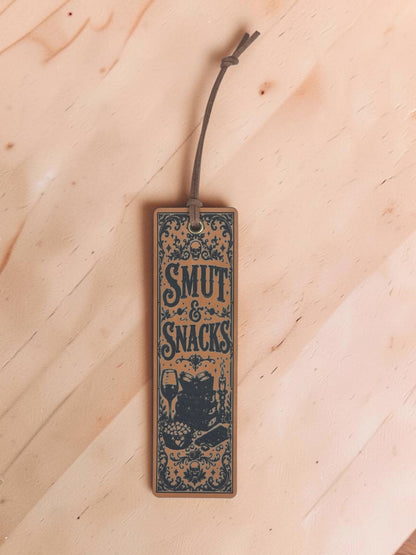 Engraved Leatherette Bookmarks – Funny Book Lover Designs