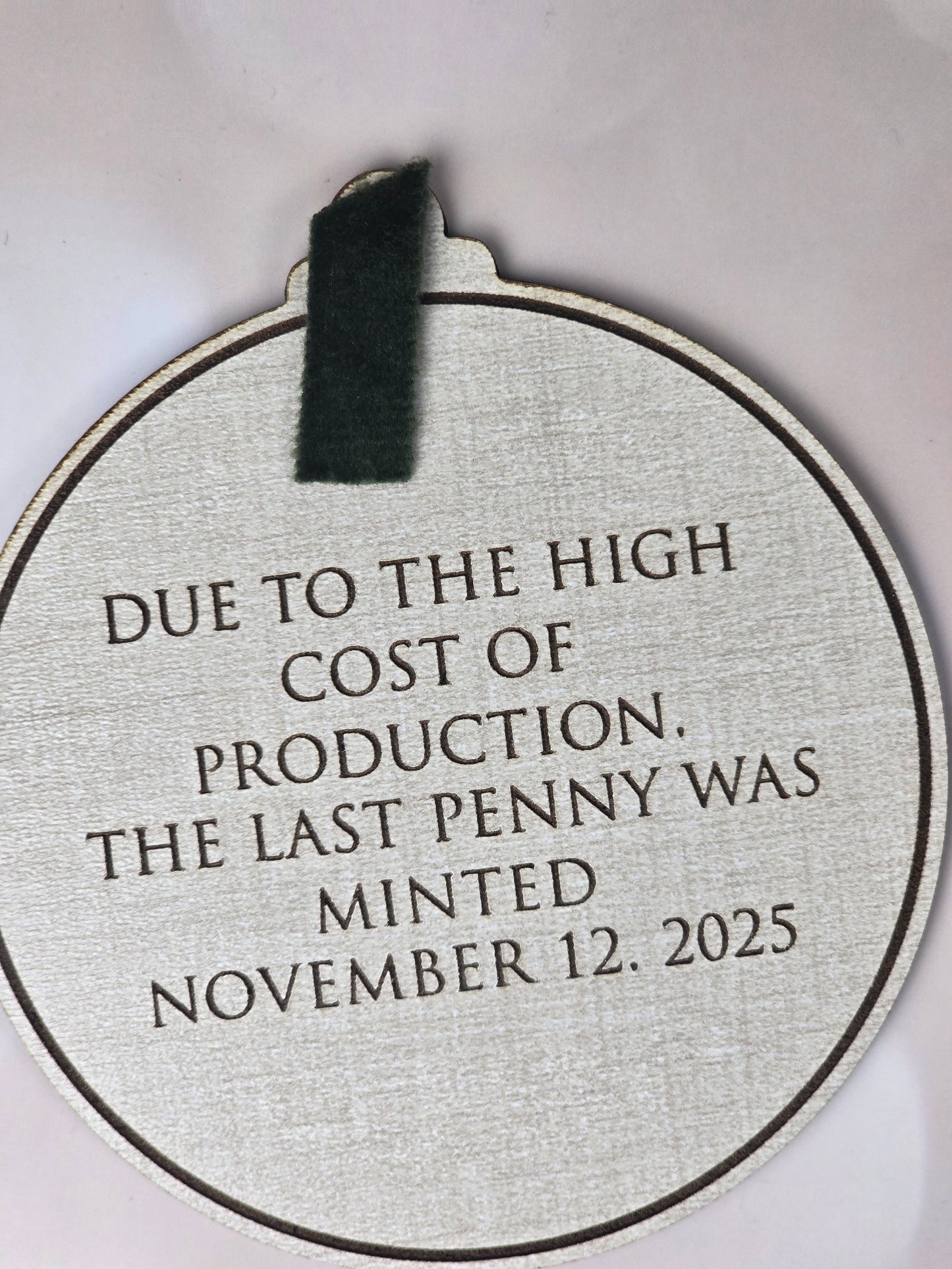 The Last Penny Ornament (2-Sided)