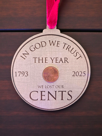 The Last Penny Ornament (2-Sided)