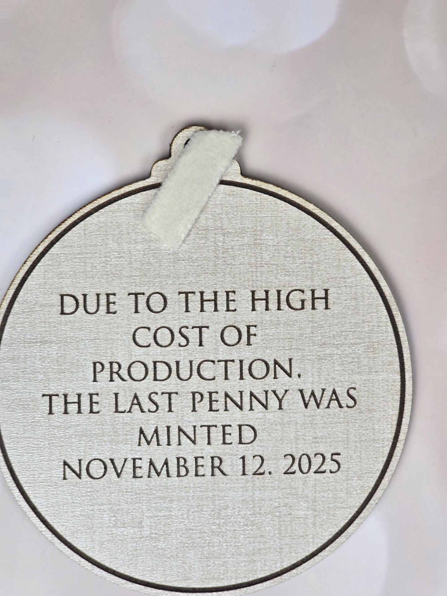 The Last Penny Ornament (2-Sided)