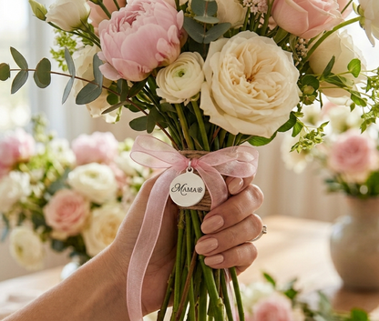 Personalized Floral Event Charm